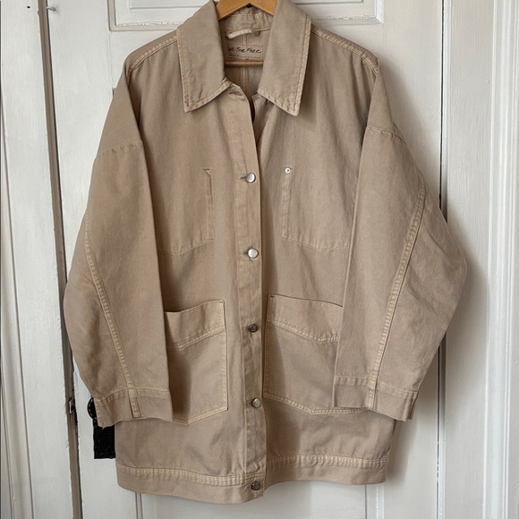 WE THE FREE BY FREE PEOPLE AVERY DENIM JACKET - Picture 2 of 14